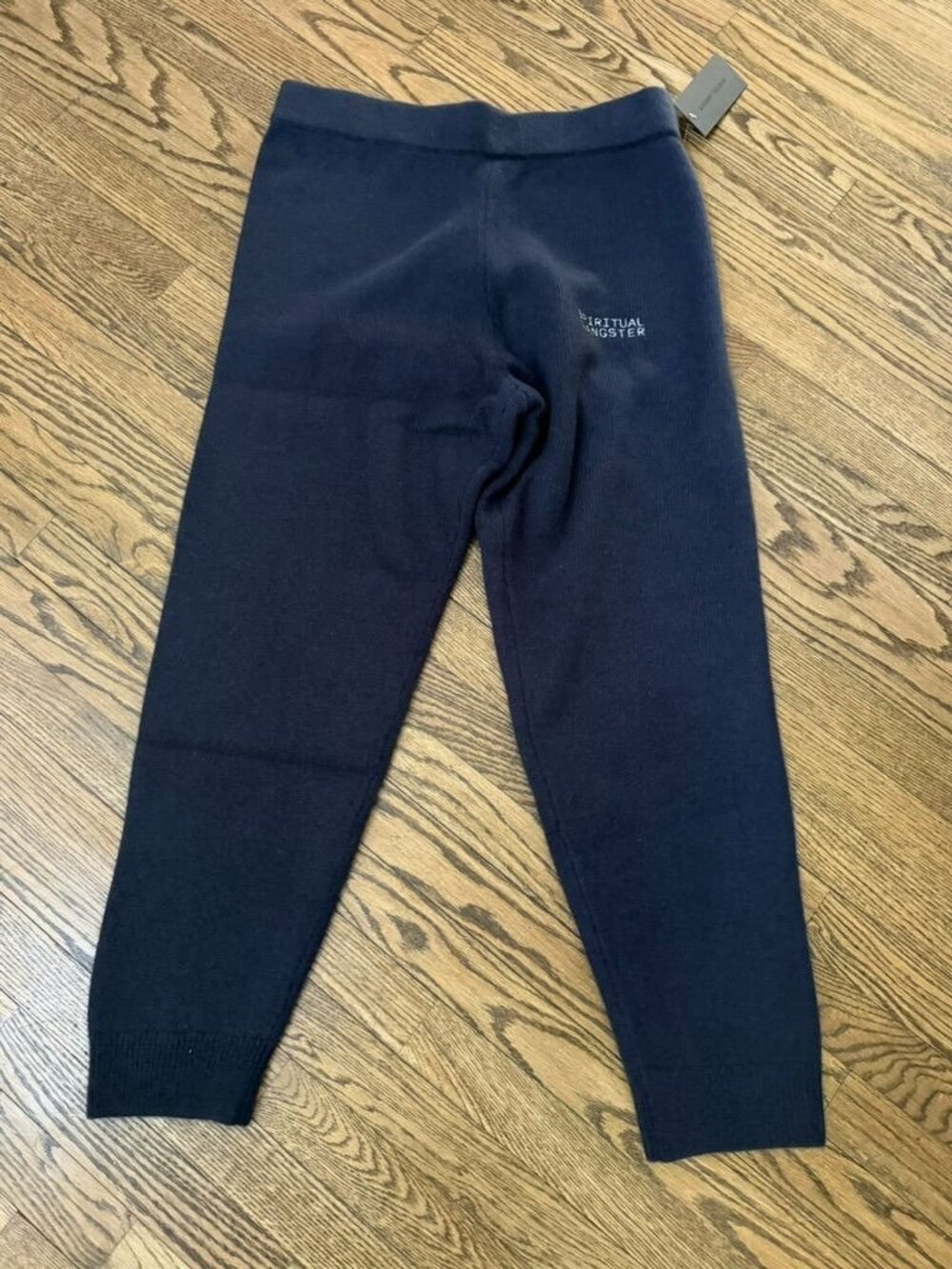 NWT Spiritual Gangster Mens SG Porter Cashmere Wool Sweatpant Size Large